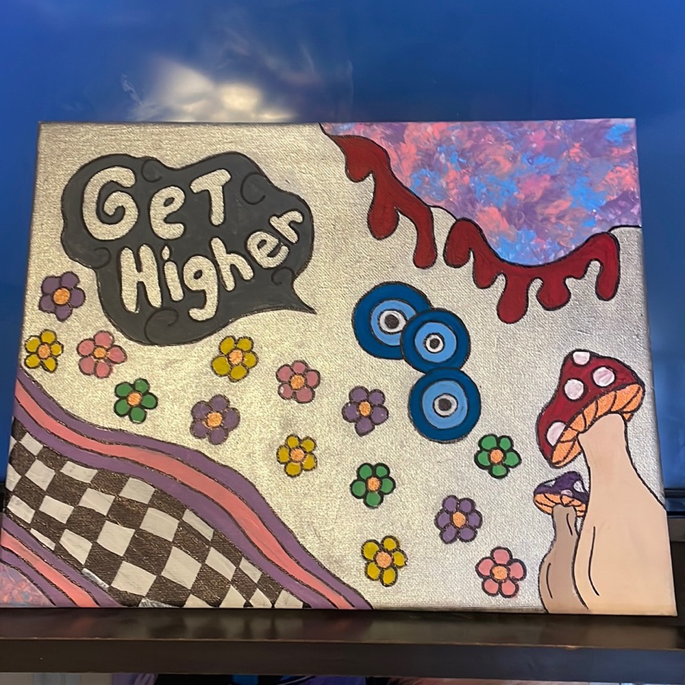 I’m selling my own art this is a trippy freehand peice.